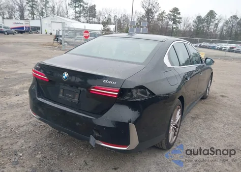 2024 BMW 530I xDrive from USA, damaged, VIN WBA53FJ03RCR18428